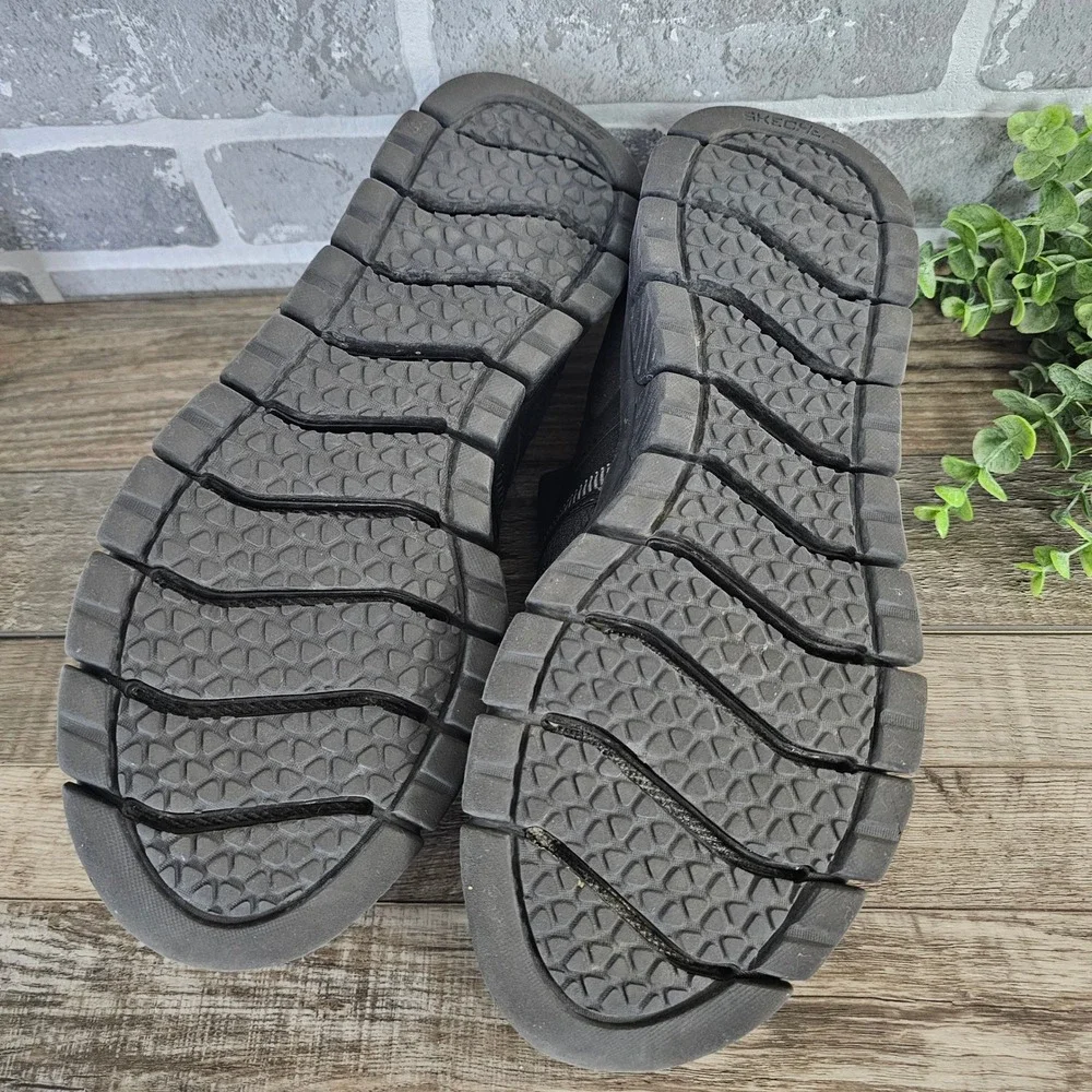 Skechers Skech-Flex 2.0 Mens Slip On Shoes Black 52621 BBK Size 12‎ Comfort